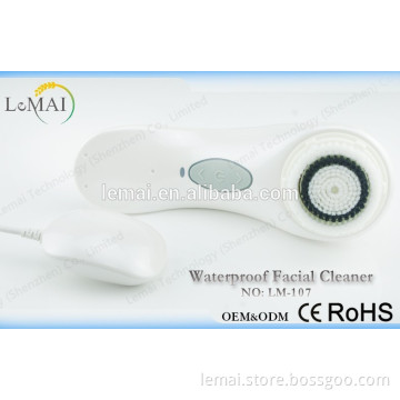 Removing all cosmetics and Exfoliating electric waterproof facial cleansing brush manufacturers